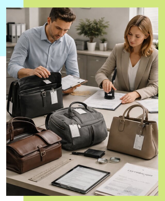 Сертификация сумок в Арсеньеве от 7710 руб. | Алешин-Рсн