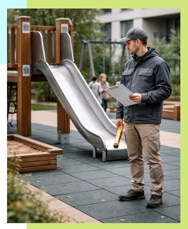 Сертификация детских площадок в Арсеньеве от 25700 р. | Алешин-Рсн