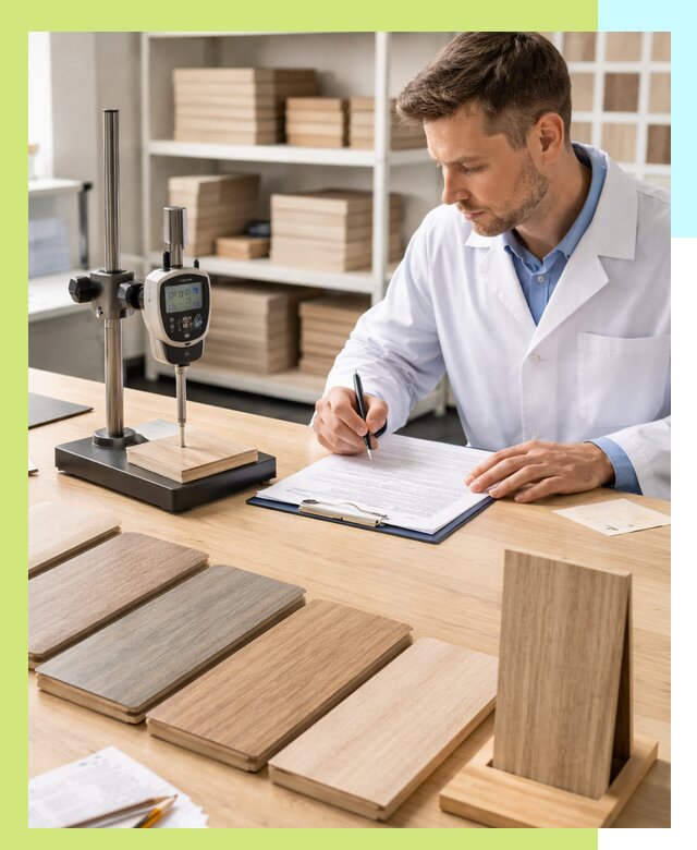 Сертификация ламината с испытаниями и оформлением документов в Арсеньеве