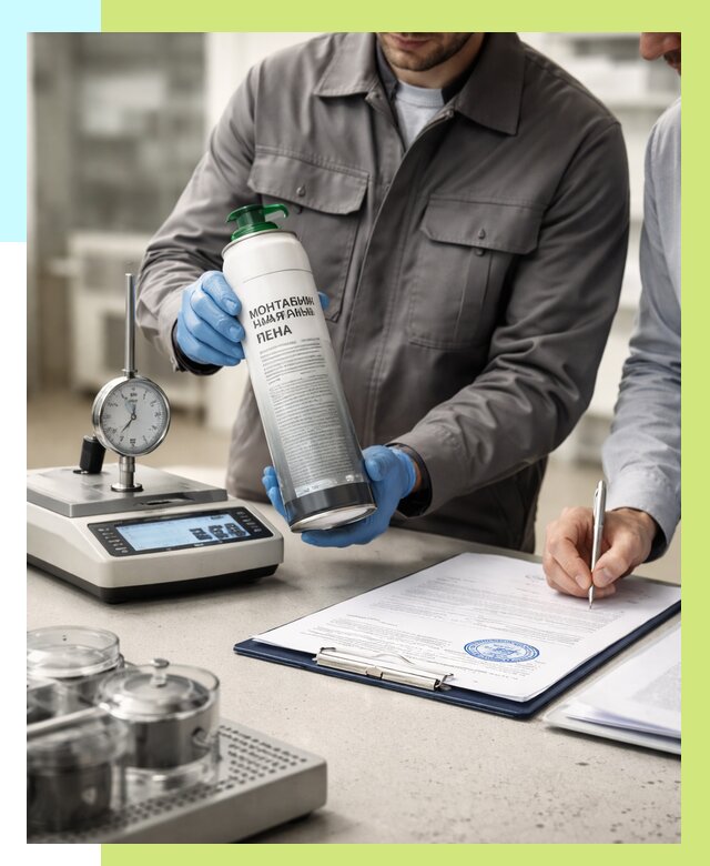 Сертификация монтажной пены в Арсеньеве от 15420 р. | Алешин-Рсн