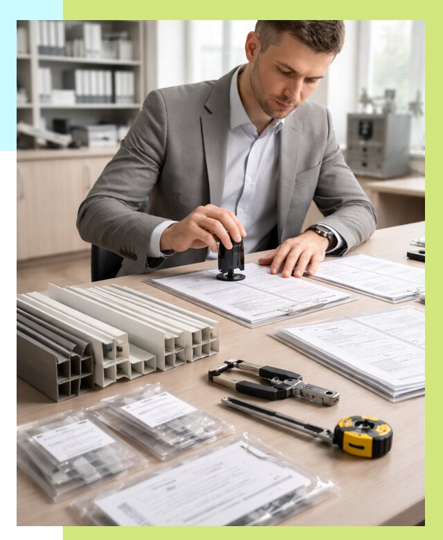 Сертификация ПВХ продукции в Арсеньеве от 8738 р., Алешин-Рсн