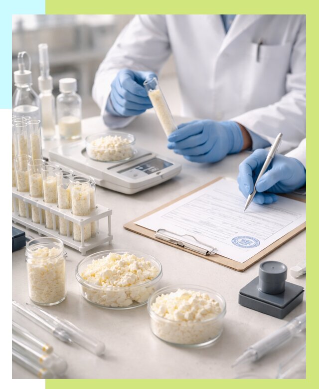 Сертификация творога в Арсеньеве от 12336 р. под ключ | Алешин-Рсн