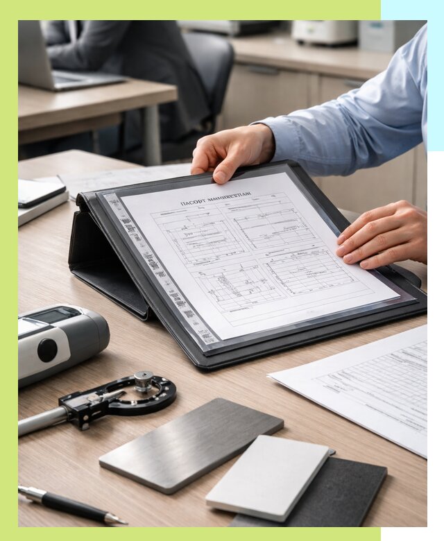 Оформление паспорта материала для продукции в Арсеньеве