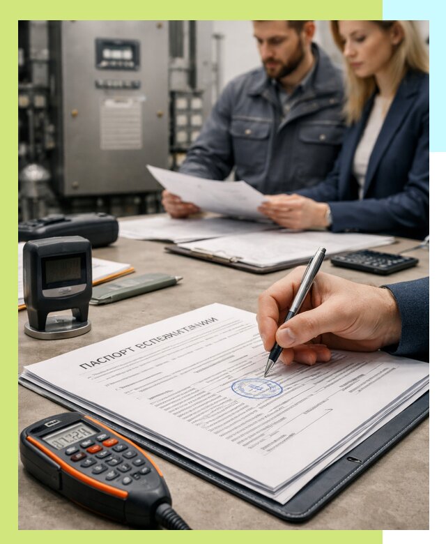 Оформление паспорта эксплуатации оборудования в Арсеньеве