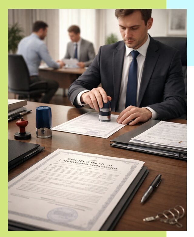 Оформление свидетельства о государственной регистрации в Арсеньеве