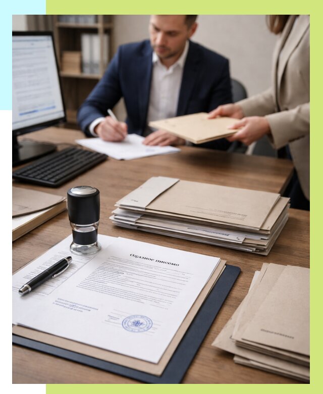 Отказное письмо для таможни в Арсеньеве от 3084 р, Алешин-Рсн