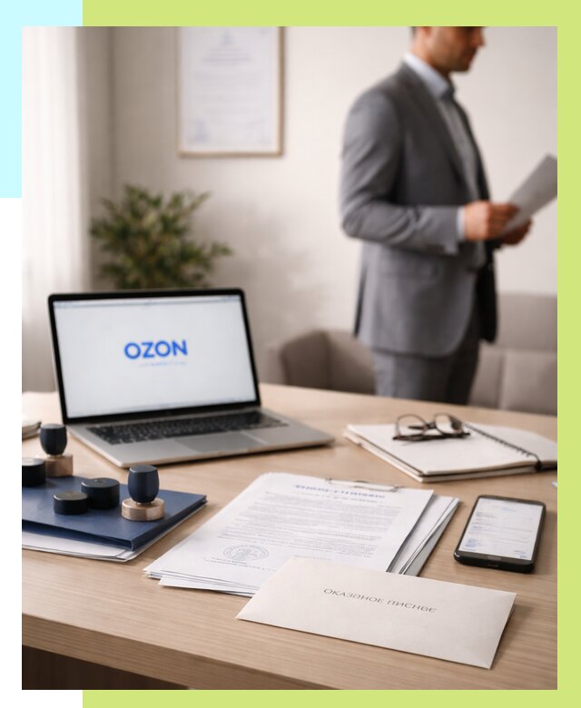 Отказное письмо для Ozon в Арсеньеве от 3598 р. | Алешин-Рсн