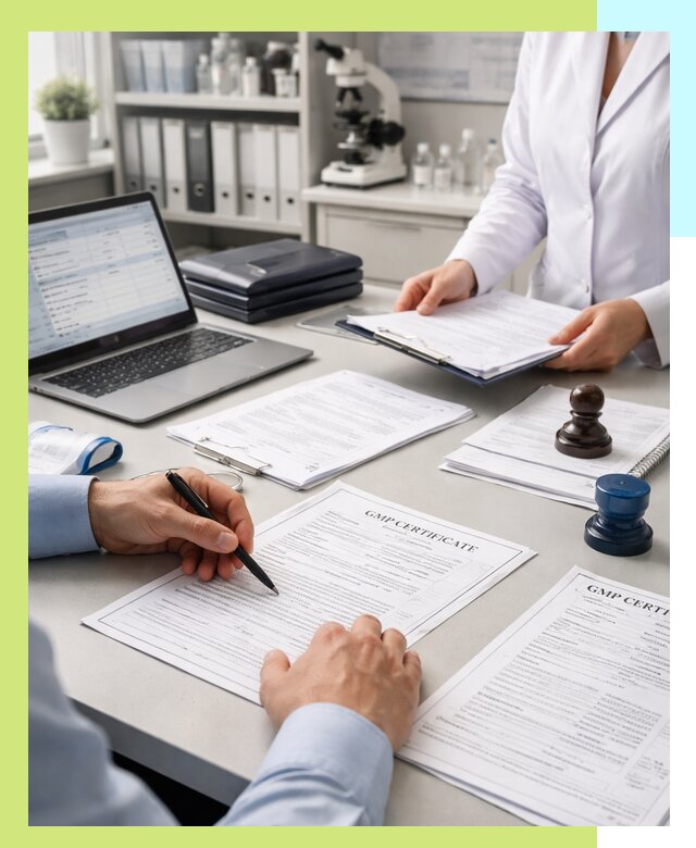 Оформление сертификата GMP в Арсеньеве для фармпроизводства