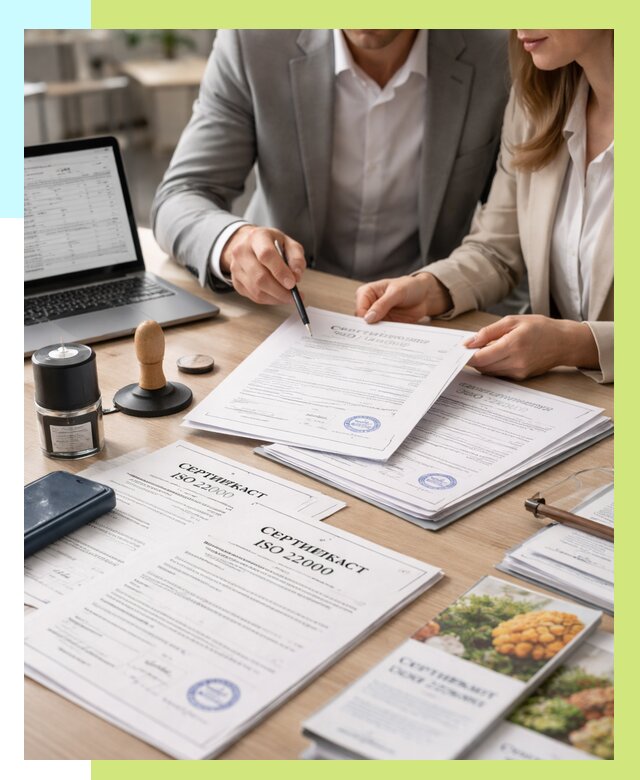 Сертификат ISO 22000 в Арсеньеве от 41120 р. под ключ | Алешин-Рсн