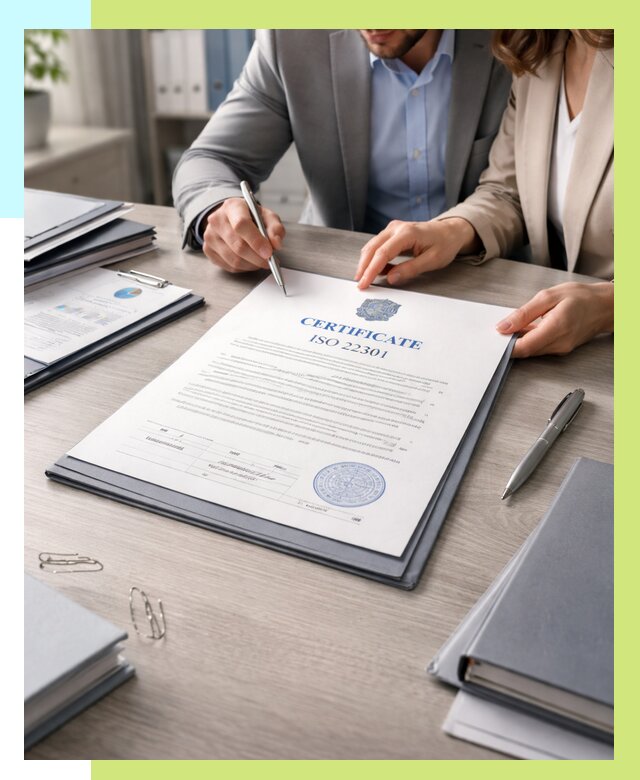 Сертификат ISO 22301 в Арсеньеве от 46260 р. | Алешин-Рсн срочно
