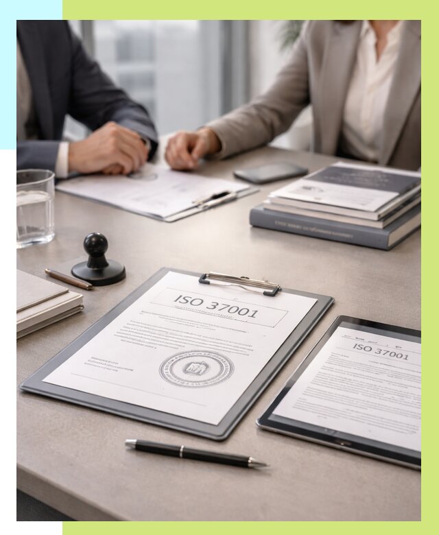 Сертификат ISO 37001 в Арсеньеве оформить от 123360 р. Алешин-Рсн