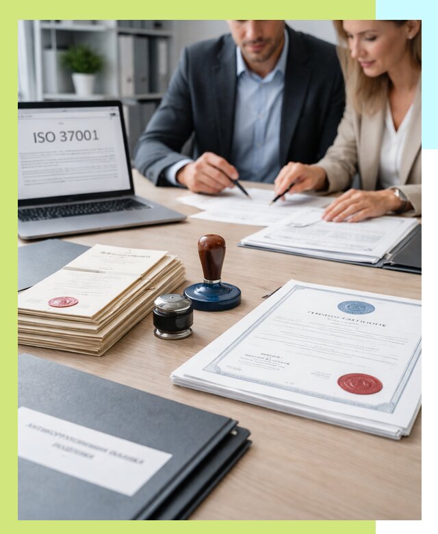 Получение сертификата ISO 37001 по системе борьбы с коррупцией в Арсеньеве